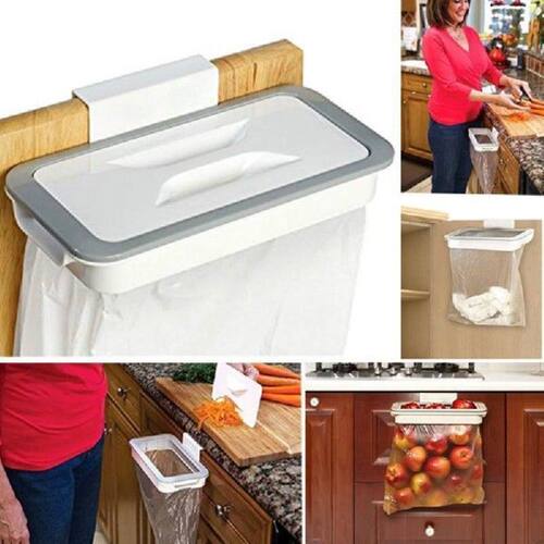 Kitchen Accessories Trash Bag Storage Rack Cupboard Kitchen
