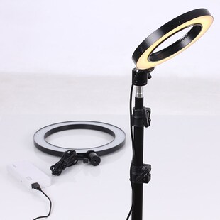 LED Ring Lamp Selfie Live Streaming Video Vlogging Cellphone