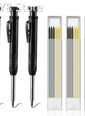 Solid Carpenter Pencils With 18 Refills,Woodworking Tools So
