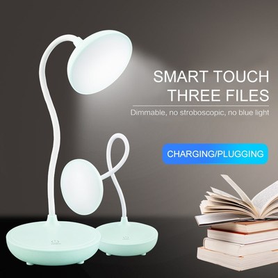 Desk-Lamp Chargeable Touch-Control Brightness Dropship LED U