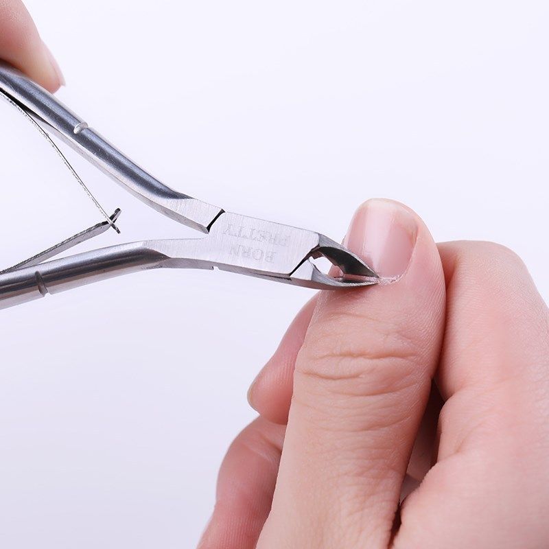 nipper scissor nail cuticle born pretty silver plier dead-sk
