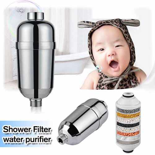 New Bathroom Shower Filter Bathing Water Filter Purifier Wat
