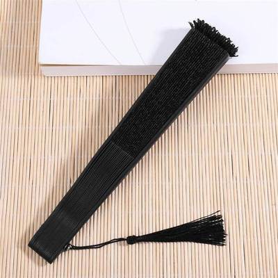 ROSENICE Black Spanish Victorian Hand Fan for Wedding Party