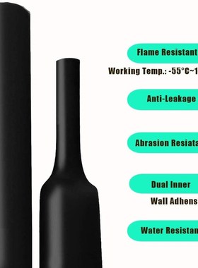 164pcs Set Polyolefin Shrinking Assorted Heat Shrink Tube Wi