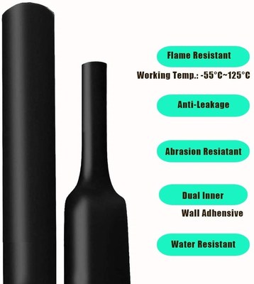 164pcs Set Polyolefin Shrinking Assorted Heat Shrink Tube Wi