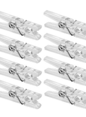 100pcs Clips Clothes Hanging Spring Line Clips for Cloth