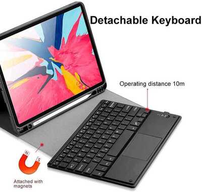 touchpad Keyboard Case for iPad Pro 11 2020 Cover W Pencil