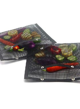 22x27cm Reusable Non-stick BBQ Grill Mesh Bag Barbecue