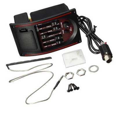 Tone Instrut Easy Install 5 Band Equalizer Tuner Amplifier A