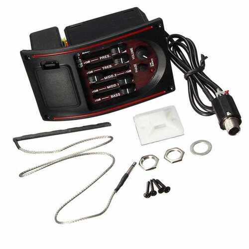 Tone Instrut Easy Install 5 Band Equalizer Tuner Amplifier A