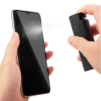 2 In 1 Portable Phone Screen Cleaner Microfiber Cloth Set