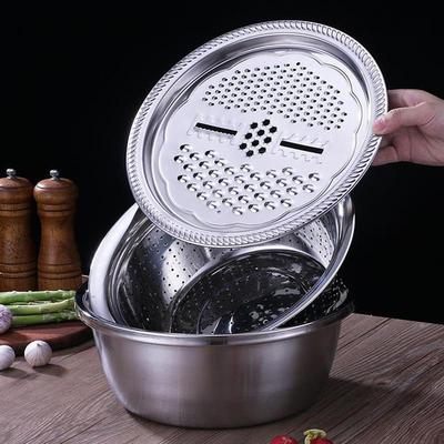 3PCS Multifunctional Stainless Steel Kitchen Graters