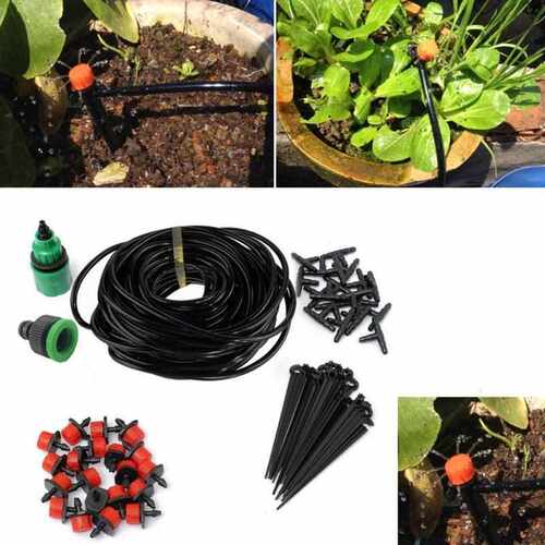15M DIY Drip Irrigation System Automatic Plants Watering Set