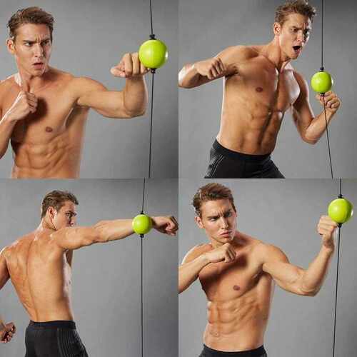 Height Adjustable Boxing Reflex Ball Speed Fight Ball Double