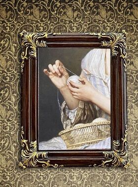 European Style Photo frame Hanging Embossed Rectangle