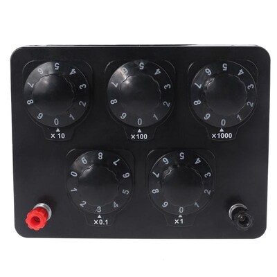 New 0-9999.9 Ohm Variable Resistance Box Decade Resistor Exp
