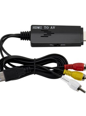 1080P HDTV HDMI to AV RCA Line Male to 3RCA AV Audio Video C