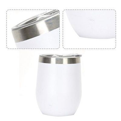 Stainless Steel Double-layer U-shaped Eggshell Thermos Cup I
