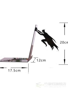 Creative DC Superman Batman Metal Desk Stands Bookend Holder