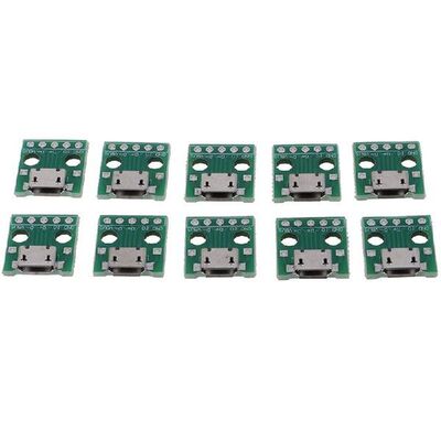 Mini Micro USB To DIP Adapter 5Pins Female Connectors PCB