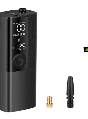 120psi Bike Mini Electric Pump Portable Smart Bicycle Motor