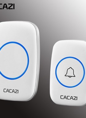 CACAZI AC Wireless Doorbell 100 240V Waterproof Door Bell 3