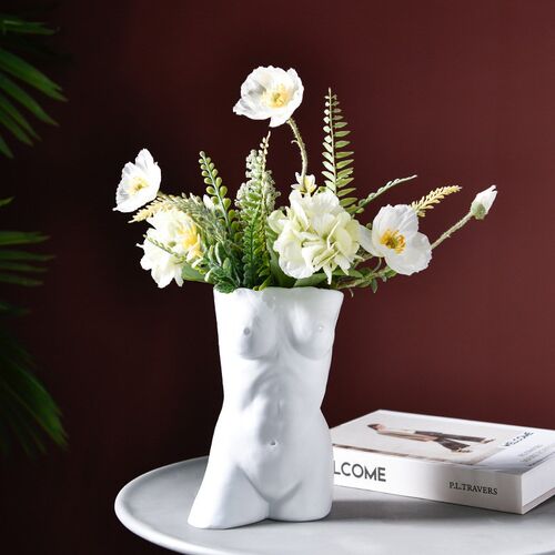Strongwell Nordic Body Art Cerac Flower Pot Vase Flowerpot C