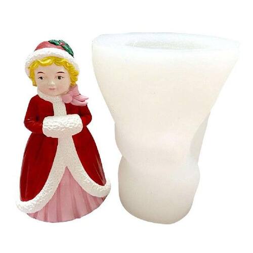Candle Mould Silicone - Cake Fondant Decorating - 3D