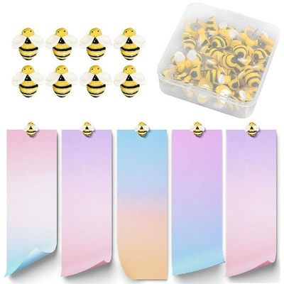 Cute Bee Push Pins 30pcs Decorative Cute Thumb Tacks