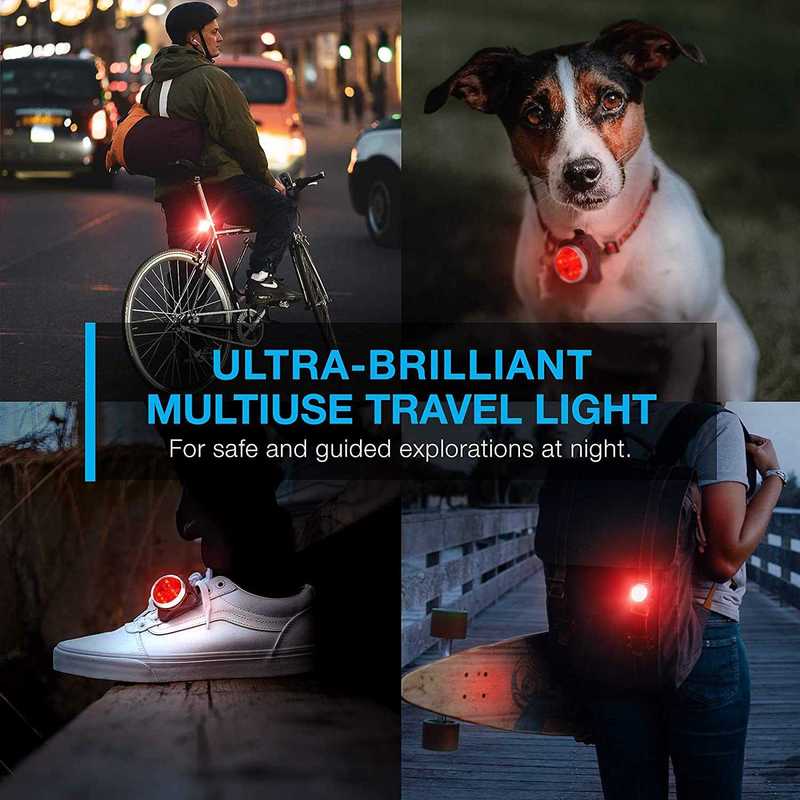 USB Charging Bicycle Light Set LED Head Front Lamp Rear Tail