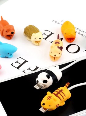 Animal Cable Bites Protector For iPhone Earphone Data Line