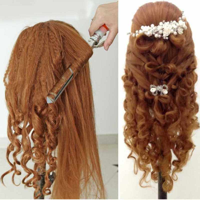 65cm 85%natural human hair female mannequin head for practic