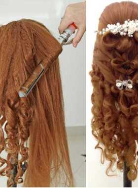 65cm 85%Natural Human Hair Female Mannequin Head For Practic