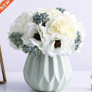 NEW Nordic peony bouquet anemone wedding bridal bouquet silk