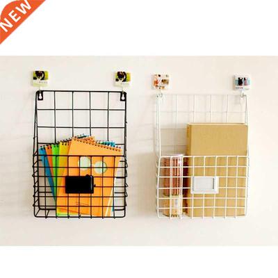 Mail Organizer Wire Basket Wall Mounted Magazine File Holder