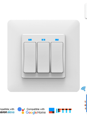 New 1/2/3 Gang Smart WiFi Wall Light Switch Timer For Alexa