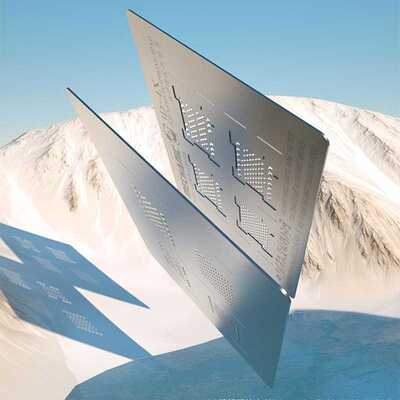 MECHANIC 3D Groove Reballing Stencil 3D 4X Hard Disk NAND P