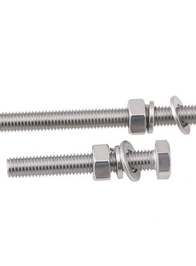 304 stainless steel hexagon bolt, screw and nut set large fu