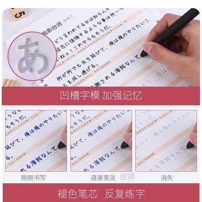 Japanese Auto Dry Repeat Practice CopyBook Liu Pin Tang 3D G