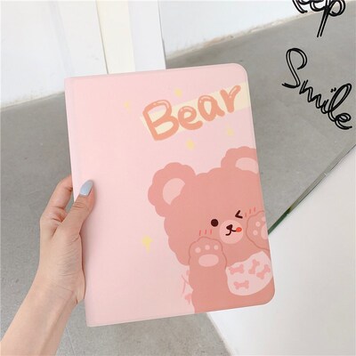 Cute Bears With Pencil Slot Case For iPad Pro 2018 2020 11