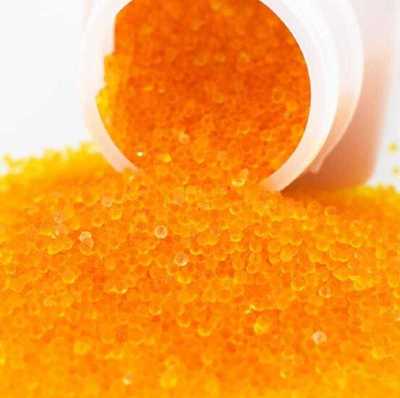 560g Bule Orange Reusable Silica Gel Beads Moisture Absorber