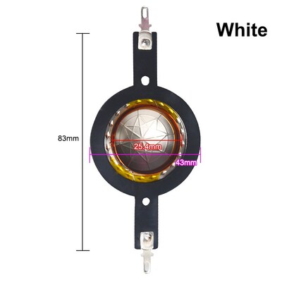 2PCS 25.4mm Titanium Diaphragm Treble Ring Voice Coil 25.5 C