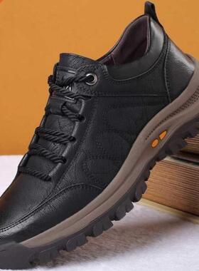 dgy9Autumn Casual Men Leather Shoes Quality Men's Ca