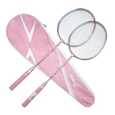 2pcs Badminton Rackets and Carrying Bag Set Badminton