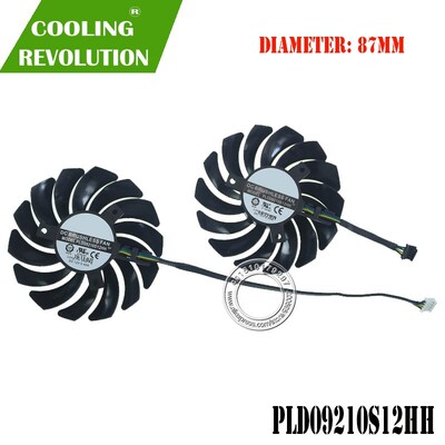 87MM PLD09210S12HH DC12V 0.40A 4PIN graphics fan for MSI Gec