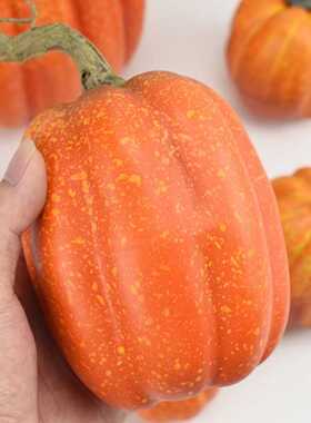 7pcs Artificial Pumpkin Halloween Decoration Home Diy Pumpki