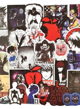 10/30/50pcs/pack DEATH NOTE Japanese anime Graffiti Sticker