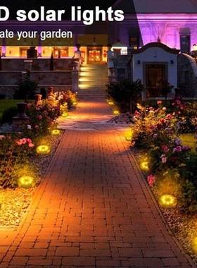 Floor-Light Underground-Lights Garden-Path IP65 Solar 20LEDS