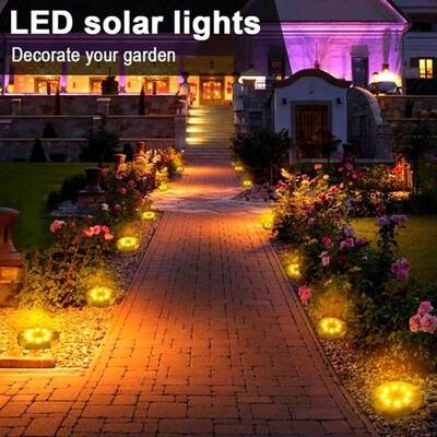 Floor-Light Underground-Lights Garden-Path IP65 Solar 20LEDS