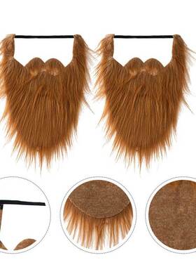 Fake Beard Props Funny Costume Mustache Halloween Party Mou